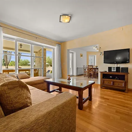 Oliva Near Pula For 9 Persons With Private Pool, Sea View & Beautiful Outside Area - 3 Km From