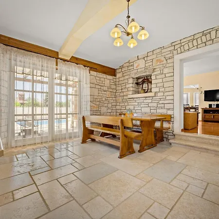 Oliva Near Pula For 9 Persons With Private Pool, Sea View & Beautiful Outside Area - 3 Km From * Gajana