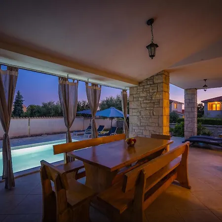Oliva Near Pula For 9 Persons With Private Pool, Sea View & Beautiful Outside Area - 3 Km From Vila Gajana